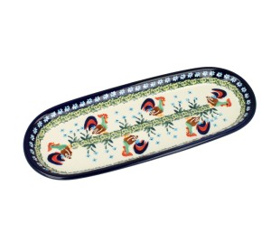 Tray ø 11,1 x 28,3 cm GU928DEK281Art Bolesławiec Pottery