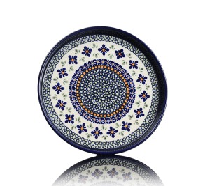 Talerz taca Ø 24,5 cm Bolesławiec GU524DEKDU60