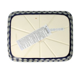 Półmisek do zapiekania 19,5x25,5 cm Bolesławiec GU370DEK8