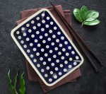 Sushi tray GU2021DEK42 Bolesławiec Pottery