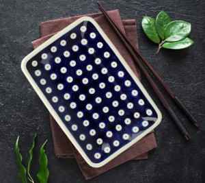Sushi tray GU2021DEK42 Bolesławiec Pottery