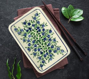 Talerz- tacka do sushi 12,2x18,3 cm GU2021DEK1208