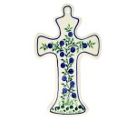 Cross 19,5x11,8 cm GD1089DEK1208 Bolesławiec Pottery