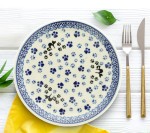 Plate ø 19,0 cm Cat paw Bolesławiec Pottery Galia 