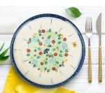 Plate ø 19,0 cm Meadow Bolesławiec Pottery Galia