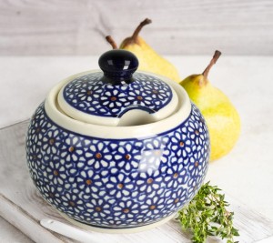 Cukiernica Ø 10,7 cm V 0,3 L Bolesławiec GU694DEK120