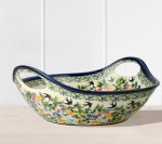 Bowl 24,5 x 22,3 cm GU1813DEKDU182 Bolesławiec Pottery