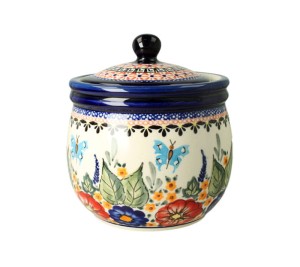 Container V 1,0 L GU1210DEK149Art Bolesławiec Pottery