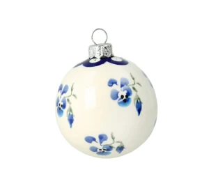Christmas ball ø 7,20 cm GU1767DEK890 Bolesławiec Pottery