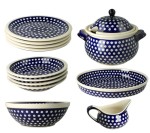 Zestaw obiadowy CERAMIKA BOLESŁAWIEC dla 4 osób DEK42