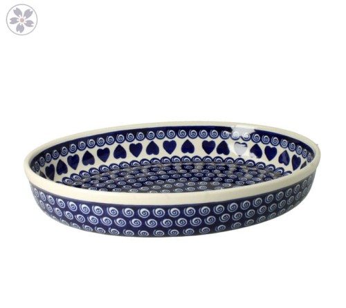 Półmisek do zapiekania 22,0 x 31,0 cm Bolesławiec GU350DEK467