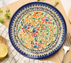 Talerz śniadaniowy ø 19,5 cm Bolesławiec gu814dek312ART