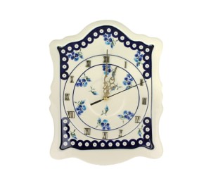 Clock 22,3 x 29,7 cm GD1077DEK890 Bolesławiec Pottery