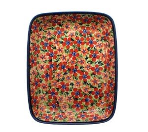 Półmisek do zapiekania 19,5x25,5 cm Bolesławiec GU370DEKDU205