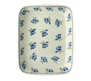 Półmisek do zapiekania 19,5x25,5 cm Bolesławiec GU370DEK890