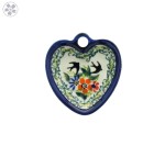 Heart-bowl 7,8 x 7,0 cm GU1248DEKDU182 Bolesławiec Pottery