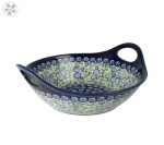 Bowl 24,5 x 22,3 cm GU1813DEK1073A Bolesławiec Pottery
