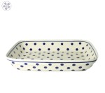 Półmisek do zapiekania 19,5x25,5 cm Bolesławiec GU370DEK37