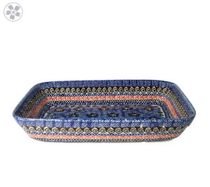 Dish 19,5 x 25,5 cm GU370DEK148Art Bolesławiec Pottery