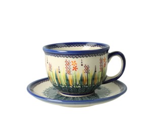Filiżanka i spodek V 0,2 L Wrzos Galia