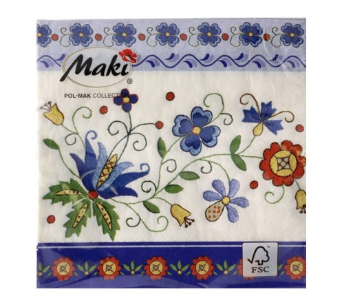 Serwetki papierowe Kaszub- OPAKOWANIE 20 SZT.