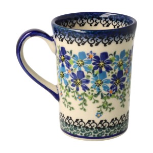 Kubek Wenus V 0,2 L Niebieskie Kwiaty Galia