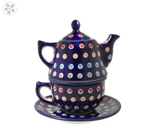 Czajnik z filiżanką i spodkiem 070S Manufaktura