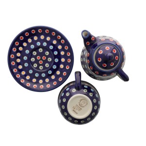 Czajnik z filiżanką i spodkiem 070S Manufaktura