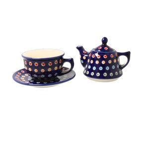 Czajnik z filiżanką i spodkiem 070S Manufaktura