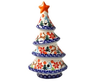 Lampion choinka wys. 19,5 cm Renifer Galia