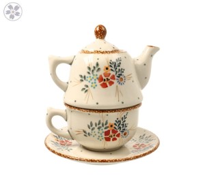 Czajnik z filiżanką i spodkiem GM13 Manufaktura