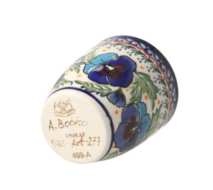 Kubek bez uszka V 0,18 L Bolesławiec GU936DEK277Art