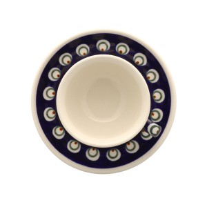 Filiżanka i spodek Ø 10,2/14,2 cm V 0,11 L Bolesławiec GU716DEK487