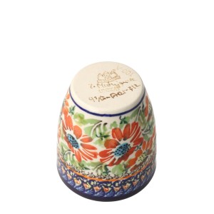 Kubek bez uszka V 0,18 L Bolesławiec GU936DEK312Art