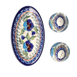 Solniczka 18,4 x 10,4 cm Bolesławiec GU962DEK277Art