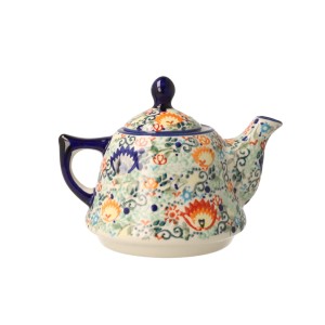 ZESTAW DO PARZENIA HERBATY, CZAJNIK 0,42L + FILIŻANKA 0,33L + SPODEK GP25 MANUFAKTURA