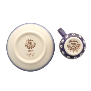 Filiżanka i spodek espresso V 0,1 L Pigwa Galia