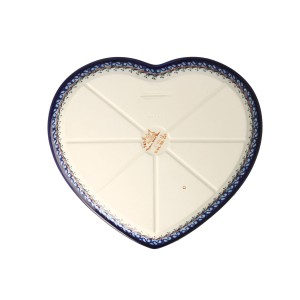 Talerz serce 27,4 X 25,0 CM Bolesławiec GU1254DEK277Art