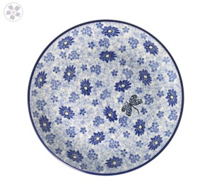 Talerz Ceramika Artystyczna Bolesławiec płaski obiadowy Ø 24 cm T266 dek2999X