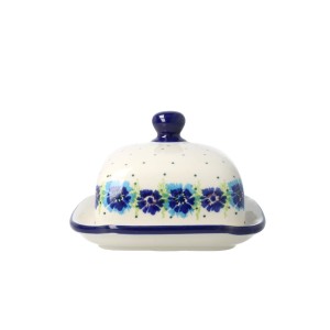 Maselnica Ceramika Artystyczna Bolesławiec kostka masła M295 dek2510X