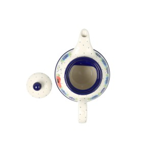 Czajnik z filiżanką Ceramika Artystyczna Bolesławiec V 0,6 L C01 DEK2510X