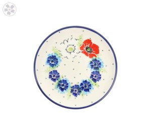 Talerzyk Ceramika Artystyczna Bolesławiec mini Ø 12,5 cm D21 dek2510X