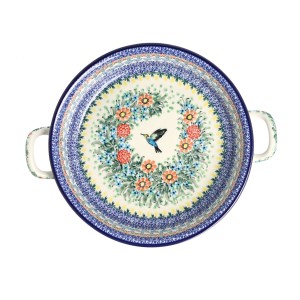 Rondel Ceramika Artystyczna Bolesławiec 23 cm C39 dekU3357