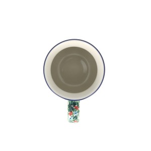 Kubek Ceramika Artystyczna Bolesławiec czeski duży V 0,45 L K073 dekU3357