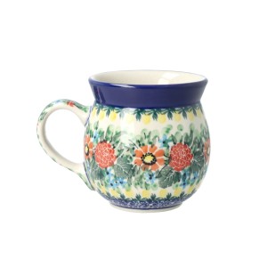 Kubek Ceramika Artystyczna Bolesławiec czeski mały V 0,2 L K005 dekU3357