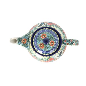 Czajnik Ceramika Artystyczna Bolesławiec do kawy V 1,2 L C060dekU3357