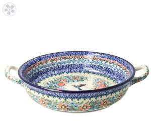 Rondel Ceramika Artystyczna Bolesławiec 23 cm C39 dekU3357