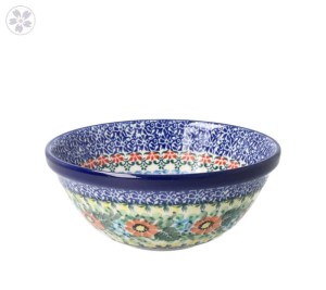 Miska Ceramika Artystyczna Bolesławiec na przekąski V 0,4 L M059 dekU3357