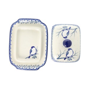 Maselnica Ceramika Artystyczna Bolesławiec kostka masła M295 dekU4830