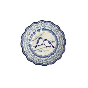 Miska Ceramika Artystyczna Bolesławiec falbanka V 0,72 L M249 dekU4830